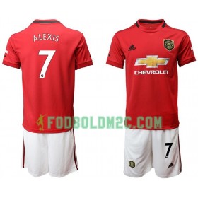 Manchester United Alexis 7 Børn Hjemmebanesæt 2019/20 Kortærmet (+ Korte bukser)